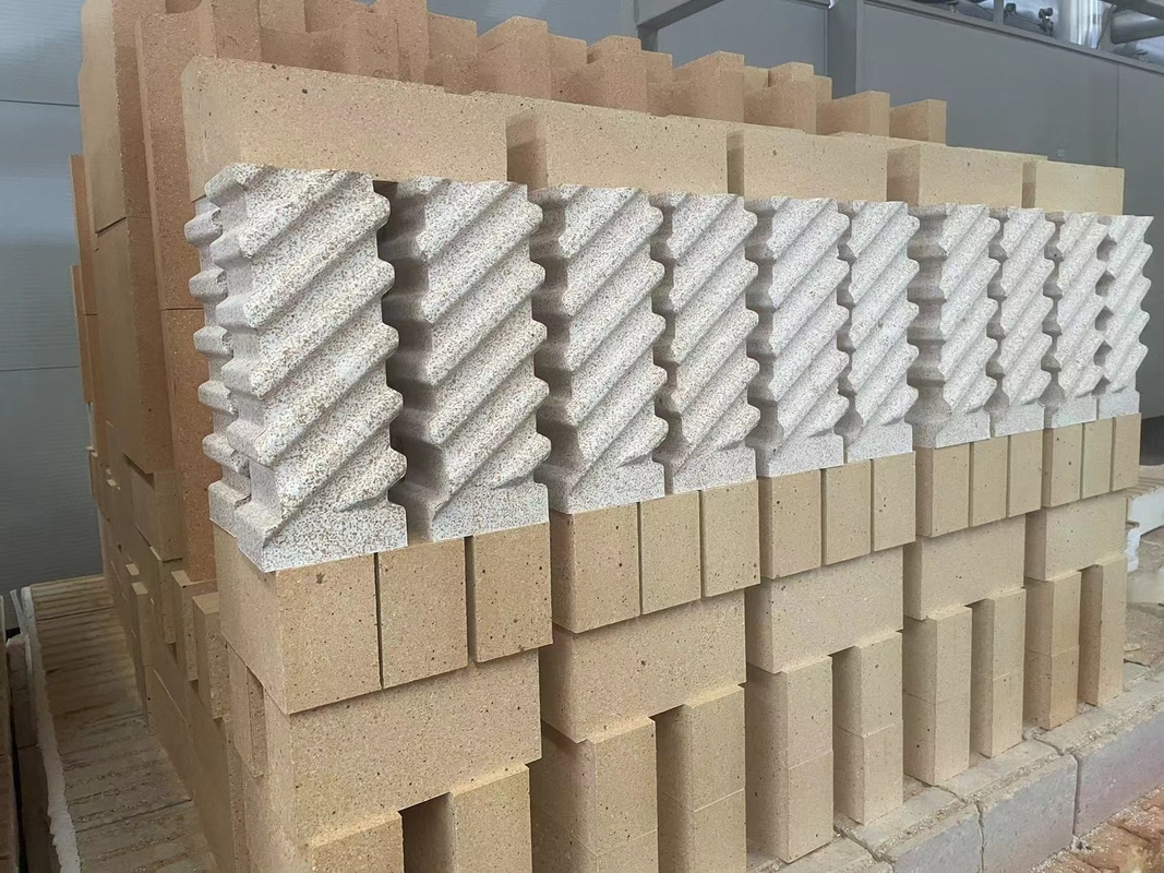 75-85% Contenido de Al2O3 Aluminio-Cromo-Zr ladrillo para alta aluminio cromo zircón refractario