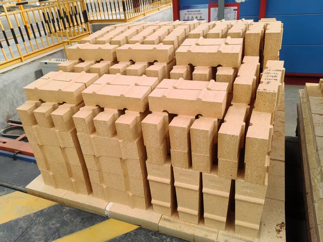 Gran ladrillo refractario de arcilla de aluminio que ofrece rendimiento en aplicaciones de alta temperatura con fuertes propiedades antieslag