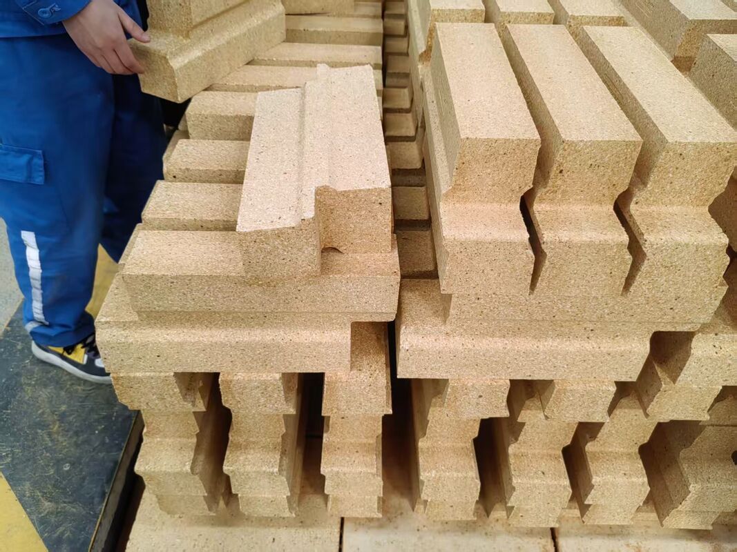 Gran ladrillo refractario de arcilla de aluminio que ofrece rendimiento en aplicaciones de alta temperatura con fuertes propiedades antieslag