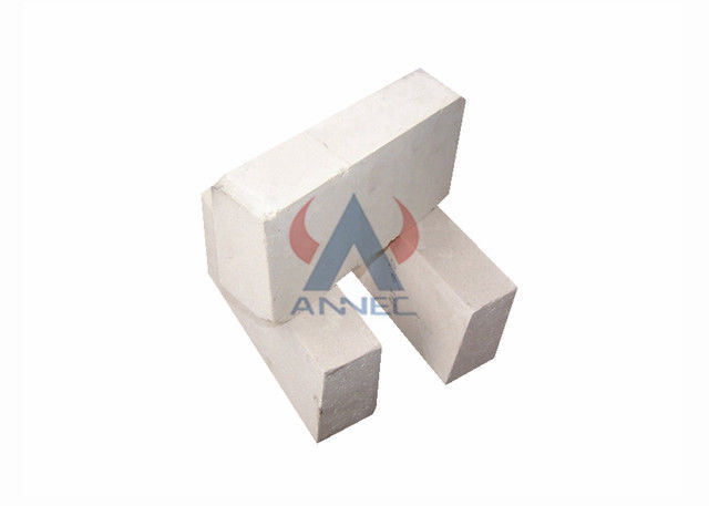 Ladrillo de rubí sintético de la magnesia del alúmina del material de materiales refractarios del rubí sintético y del corindón del mA de la pureza elevada