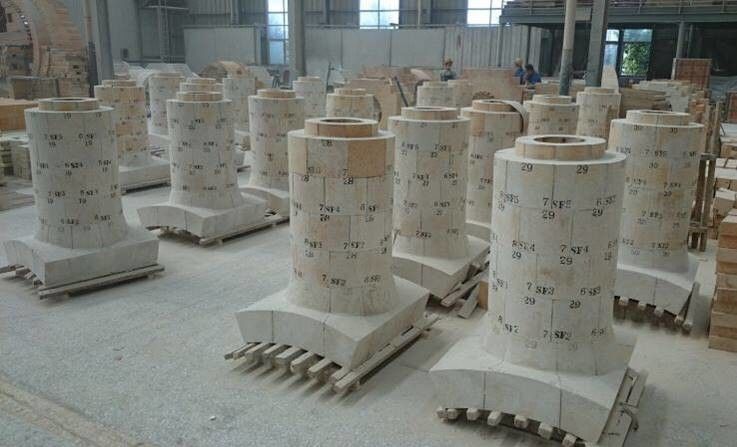 Rate High Alumina Standard Brick linear de recalentamiento bajo LZ75 ampliamente utilizado para la estufa caliente de la ráfaga
