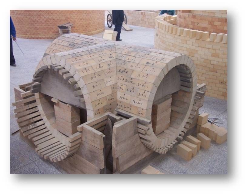 Alta obstinacia debajo del ladrillo especial LZ55 del alúmina de la carga ampliamente utilizado para el horno rotatorio, estufa caliente de la ráfaga, estufa del eje