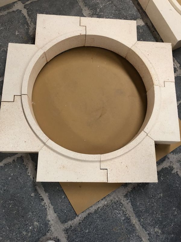 Ladrillo refractario del alto de la resistencia termal silicato del alúmina de 1500℃ RUL para la estufa caliente de la ráfaga