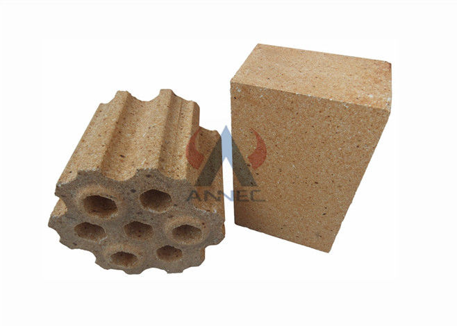 Estufa caliente 55 Al2O3 Clay Refractory Brick de la ráfaga de la corrosión anti